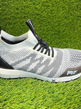 Timberland PRO Radius Womens Size 7 White Black Composite Toe Work Shoes Sneaker